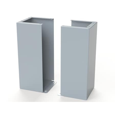 Saginaw Control & Engineering Floor Stand Kit, 18 in. H x 8 in. W x 7.87 in. L, Carbon Steel, 1 PR SCE-FK1808